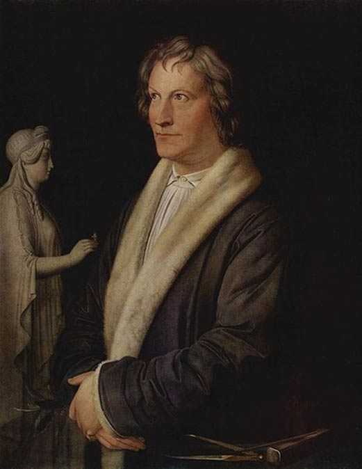 Porträt von Bertel Thorvaldsen von Carl Joseph Begas, um 1820.