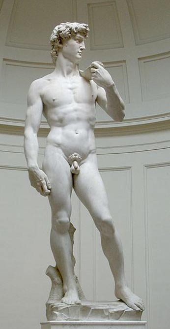 Michelangelos „David“. Florenz, Italien.