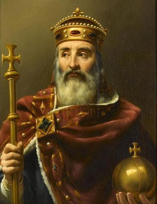 Der Kaiser Karl der Große. (1837) von Louis-Félix Amiel.