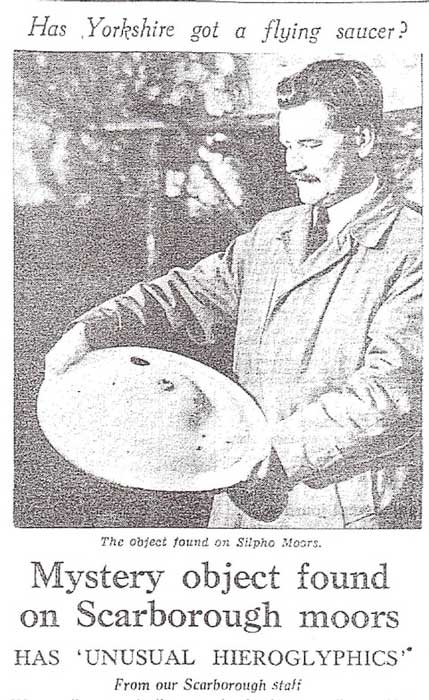 Die verbliebenen Teile des 1957 gefundenen Silpho-UFOs sollen Gerüchten zufolge auf einem Schrotthaufen gelandet sein oder sogar in einer örtlichen Fisch- und Pommesbude ausgestellt werden.