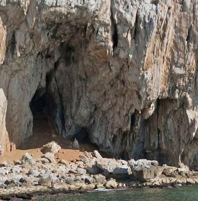 Eingang zur Vanguard-Höhle, Felsen von Gibraltar
