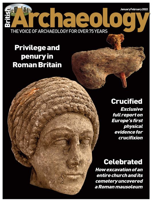Die römisch-britischen Friedhöfe von Fenstanton und der erste Nachweis einer Kreuzigung im Vereinigten Königreich waren so wichtig, dass sie es auf die Titelseite der angesehenen Zeitschrift British Archaeology schafften.