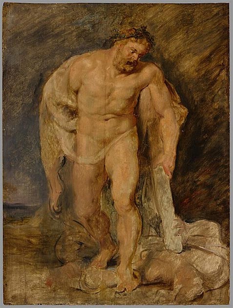 „Herkules als Sieger über die Zwietracht“ (1610) von Peter Paul Rubens. (Public Domain) Die Kyniker machten die Figur des Herakles zu ihrem Symbol und Schutzpatron.