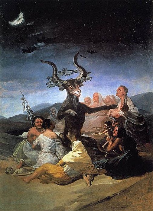Hexensabbat von Francisco de Goya
