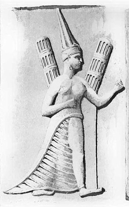 Šauška, die hurritische Urgöttin der Liebe und des Krieges, wurde auch von den Hethitern verehrt und ist deshalb auf dem kürzlich entdeckten seltenen spätbronzezeitlichen hethitischen Armreif abgebildet