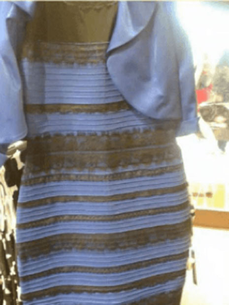 Das Kleid-Foto, das Millionen von Internetnutzern über die Farben diskutieren ließ.