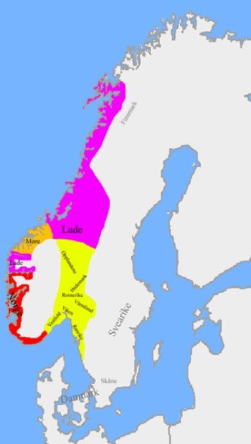 Die Teilung Norwegens durch König Harald Schönhaar