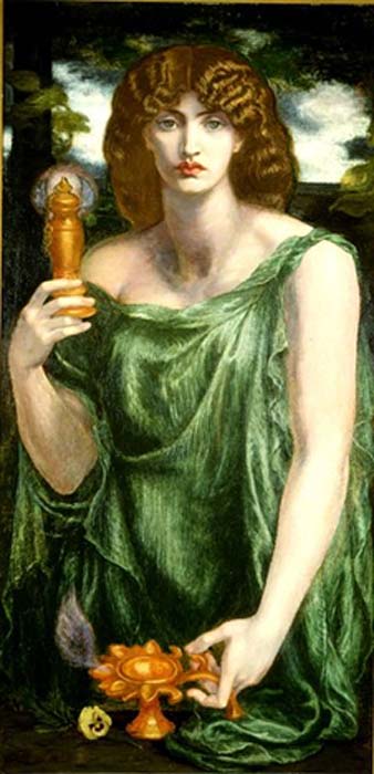 Dante Gabriel Rossettis Darstellung der Mnemosyne