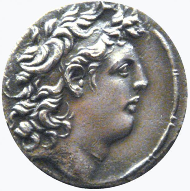 Eine Münze, die Tryphon zeigt