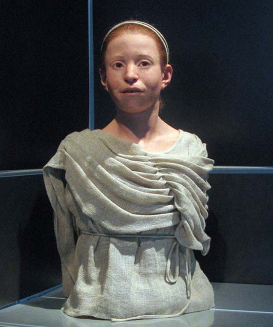Myrtis' rekonstruiertes Aussehen, National Archaeological Museum of Athens
