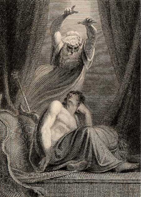 Nestor erscheint Agamemnon in einem Traum