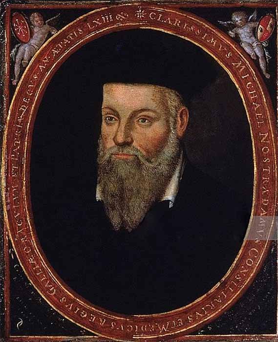 Nostradamus gemalt von seinem Sohn