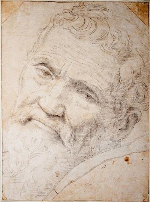 Porträt von Michelangelo von Daniele da Volterra
