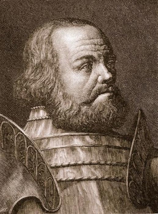 Porträt von Götz von Berlichingen, Kupferstich, Stadtmuseum Köln.