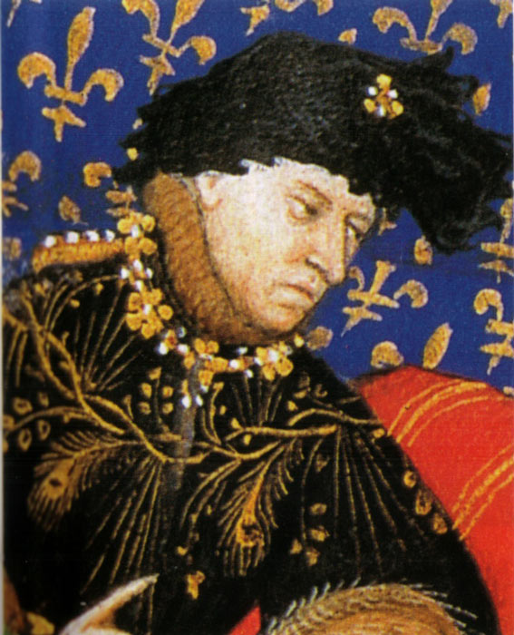 Ein Porträt des verstörten Königs Karl VI. von Frankreich