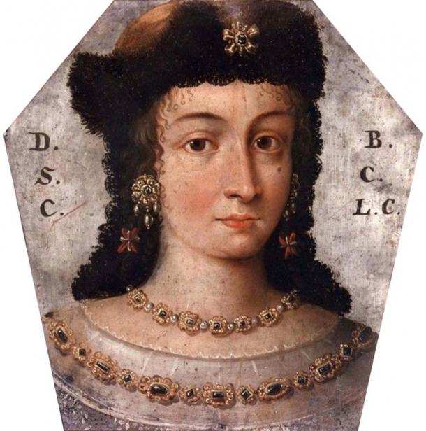 Sargbildnis von Barbara Domicela Lubomirska.