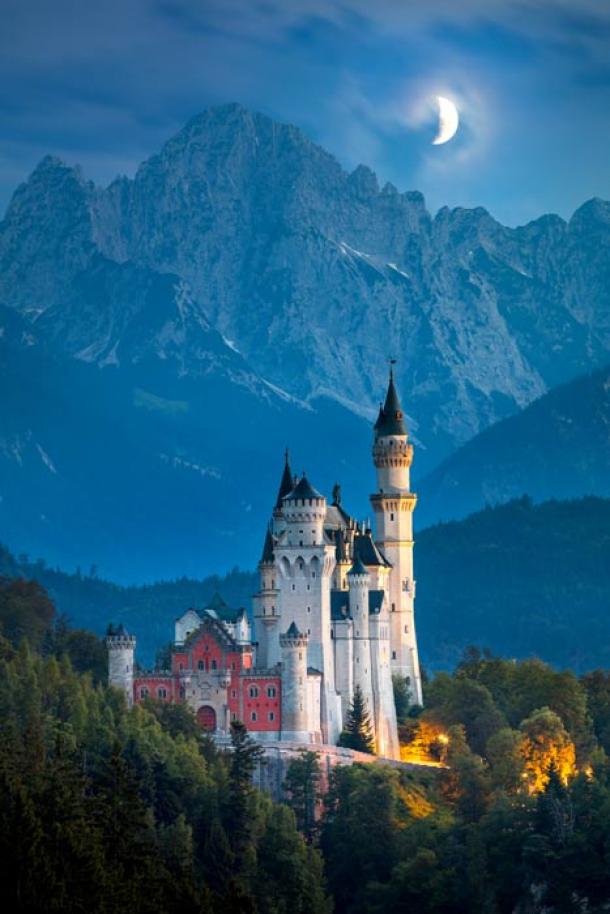 Schloss Neuschwanstein.