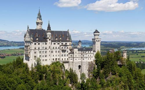 Schloss Neuschwanstein in Schwangau, Bayern, Deutschland