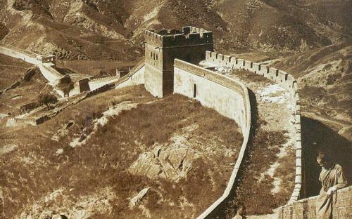 Die Chinesische Mauer in 1907 (Public Domain)