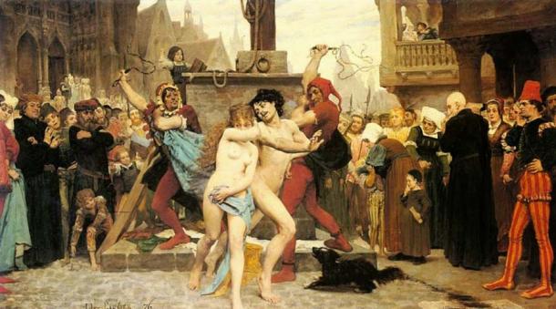 Sex im Mittelalter war eine weitaus "öffentliche" Angelegenheit, wobei die Gemeinschaft und die Kirche die Zuständigkeit für intime Aspekte von Beziehungen und Ehe beanspruchten