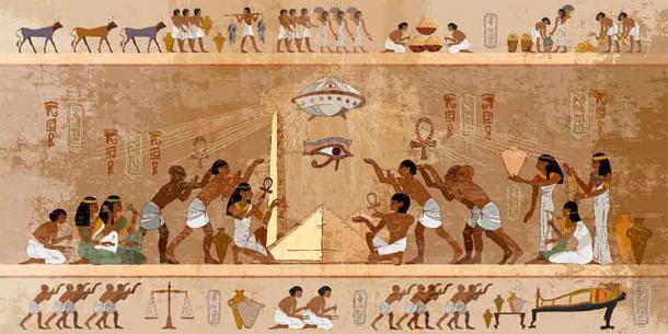 Deutet die Scheibe auf einen außerirdischen Kontakt mit dem alten Ägypten hin?