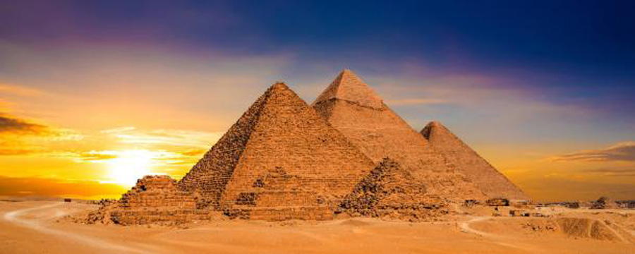 Alte Ägypter sollen den Goldenen Schnitt in ihren Gebäuden verwendet haben.