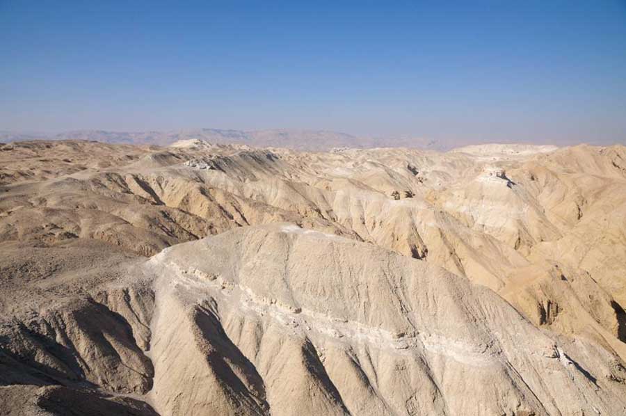 Berg Sodom in der Region des Toten Meeres.
