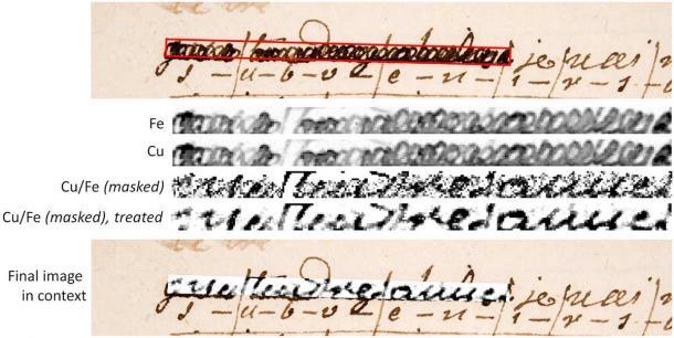 In diesem Brief des Grafen an Marie Antoinette vom 13. Oktober 1791 wurden zwei Methoden kombiniert, um den Text „ma tendre amie“ zu enthüllen. 