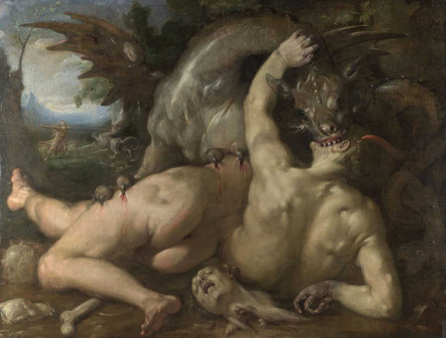 Darstellung eines Drachen von 1588