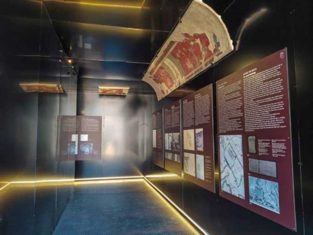 Die Fresken in den Caracalla-Thermen sind Teil einer Dauerausstellung mit dem Titel „Vor den Thermen: Das Haus, in dem die Götter zusammenlebten. 