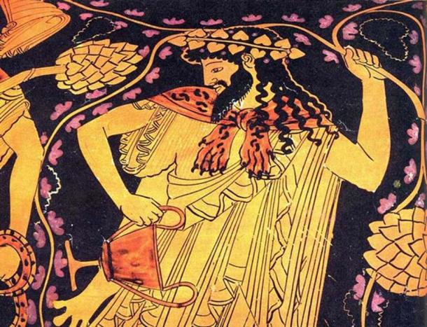 Der griechische Gott Dionysos.