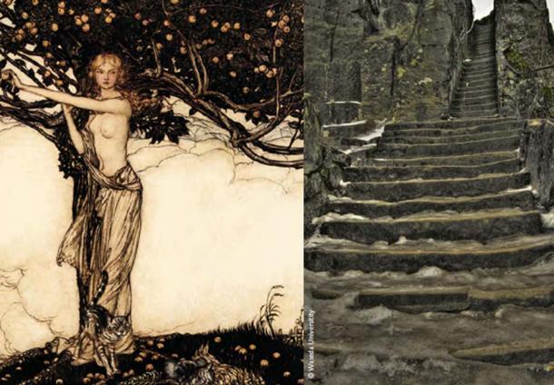 Die nordische Göttin Freyia und die archäologische Stätte Externsteine
