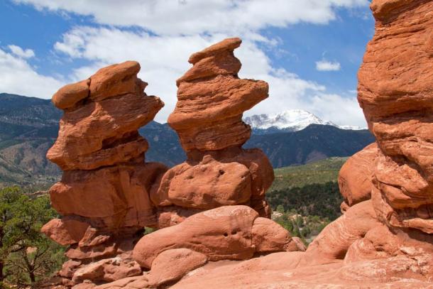 Der Garten der Götter in Colorado Springs Geologisches Meisterwerk aus