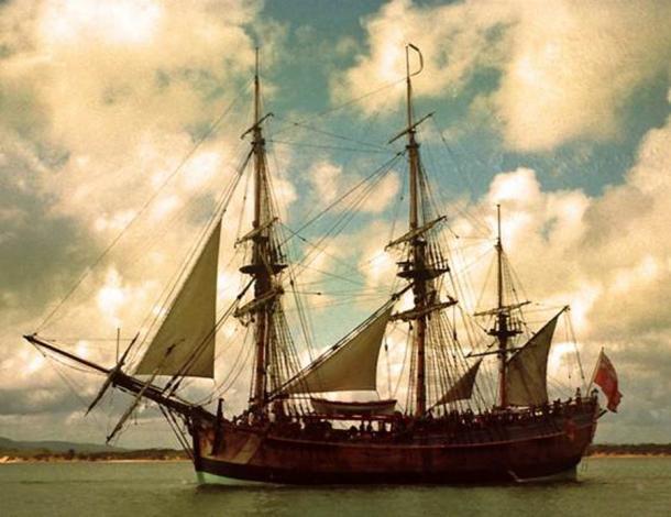 Die Entdeckung des Endeavour-Schiffswracks würde, wenn sie bestätigt wird, genau dieser Nachbildung der HM Bark Endeavour in Cooktown, Australien, entsprechen.