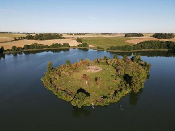 Die Entdeckung wurde auf einer Insel in der Nähe des Dorfes Ostrowite in Nordpolen gemacht