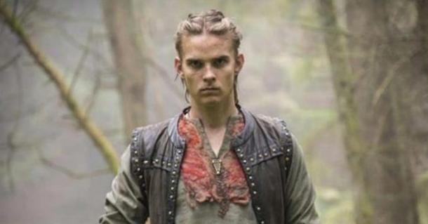 Die Figur Hvitserk, wahrscheinlich ein Spitzname für Halfdan Ragnarsson, in der Serie Vikings.