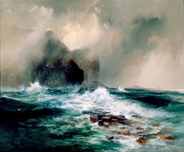 Fingal's Cave, Insel Staffa, Schottland von Thomas Moran, 1884/45, High Museum of Art.