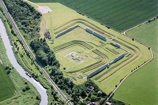 Das römische Fort und Amphitheater in Richborough