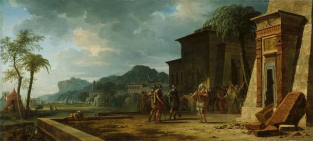 "Alexander am Grab von Kyros dem Großen."