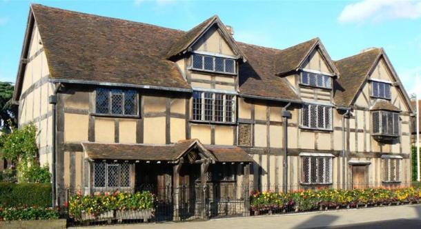 Das Haus von John Shakespeare, das als Shakespeares Geburtshaus gilt, in Stratford-upon-Avon.