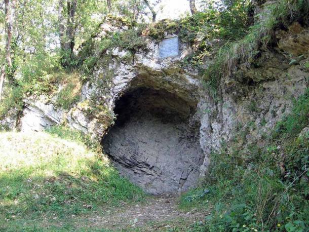 Die Höhle von Aurignac in Frankreich