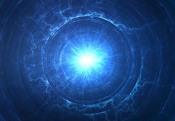 Konzept des elektromagnetischen Feldes.