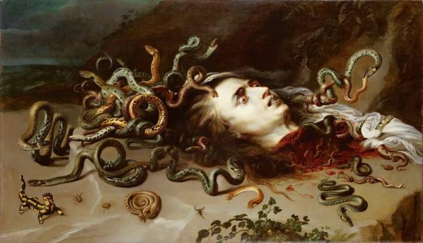 Kopf der Medusa von Peter Paul Rubens. 