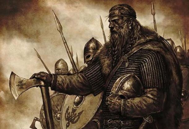 Künstlerische Darstellung eines Wikingerkönigs