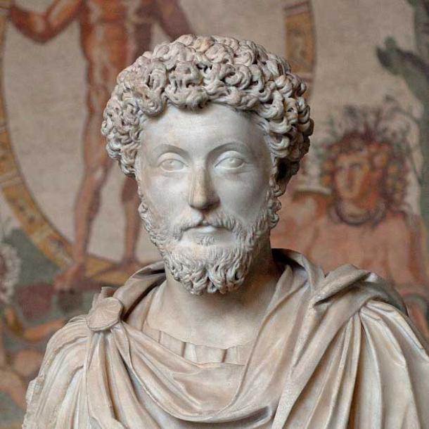 Büste von Marcus Aurelius (Regierungszeit 161–180 n. Chr.)