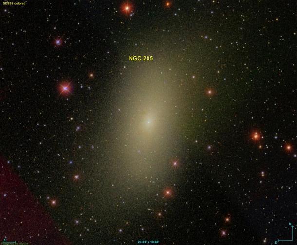 Caroline Herschel beobachtete Messier 110 im Jahre 1783