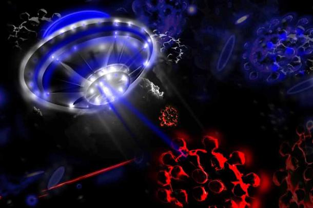 Gezielte Panspermie ist die Theorie, dass eine intelligente Spezies unseren Planeten absichtlich angeimpft hat, um die Entwicklung von Leben anzuregen.