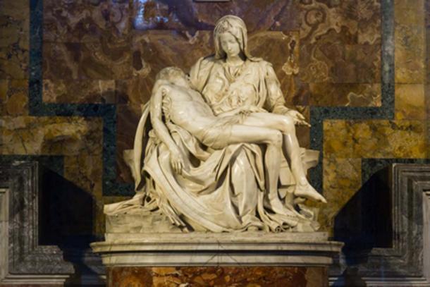 Die Pieta-Skulptur von Michelangelo, Vatikan, Rom, Italien