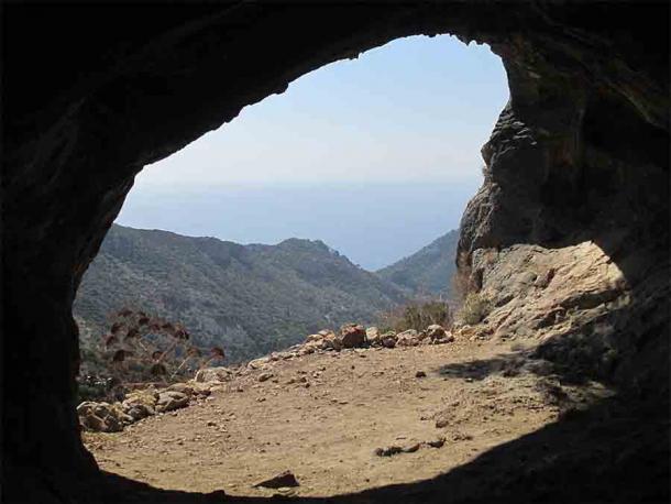 Pythagoras-Höhle auf dem Berg Kerkis, Samos