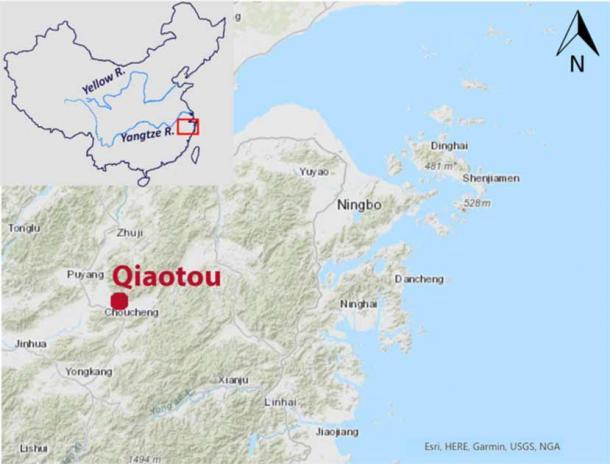 Karte von Qiaotou